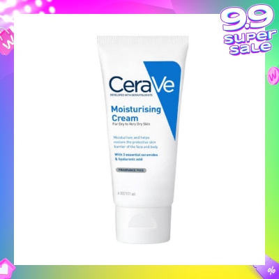 CERAVE Moisturizing Cream (For Dry to Very Dry Skin) 177ml