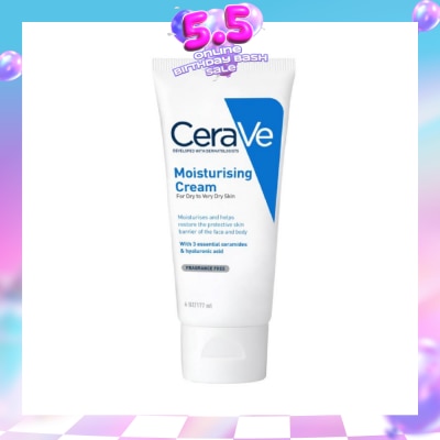 CERAVE - Moisturizing Cream (For Dry to Very Dry Skin) 177ml