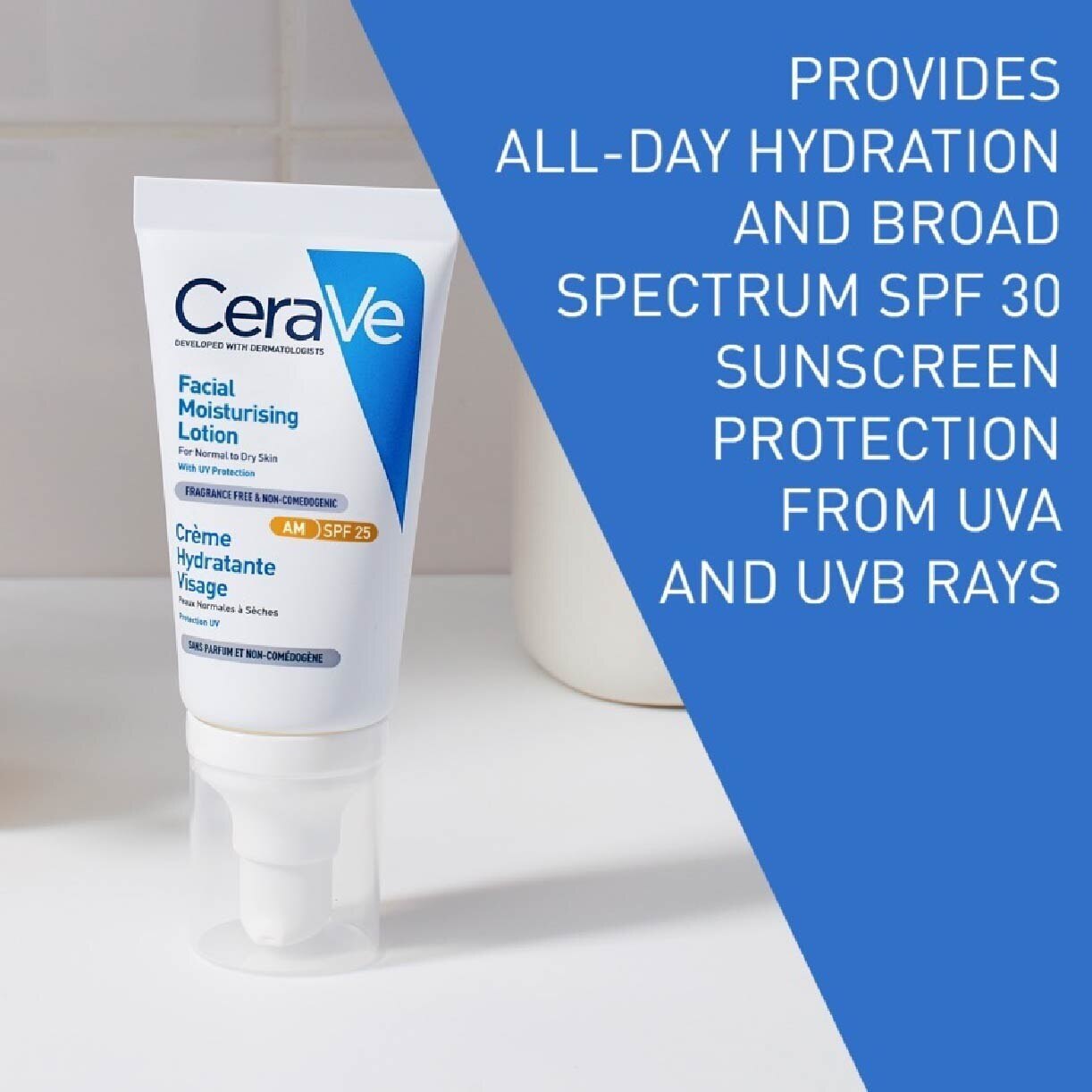 CERAVE AM Facial Moisturizing Lotion SPF30 52ml | Derma Skin Care