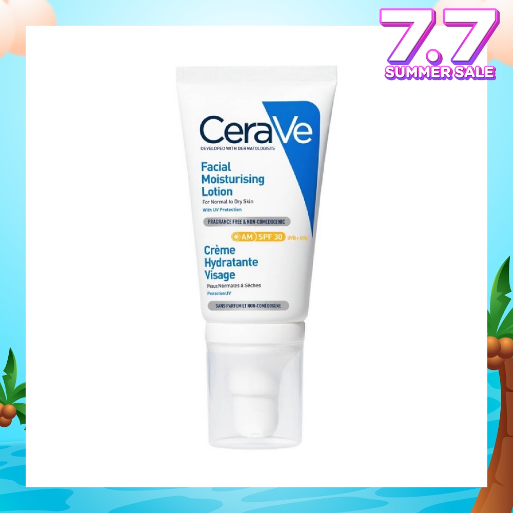 AM Facial Moisturizing Lotion UVB + UVA SPF30 (For Normal to Dry Skin) 52ml