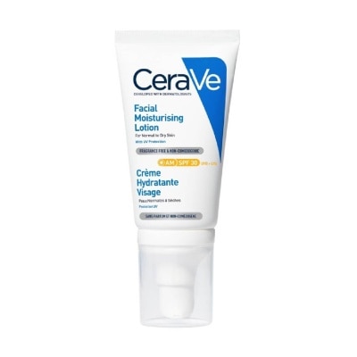 CERAVE AM Facial Moisturizing Lotion UVB + UVA SPF30 (For Normal to Dry Skin) 52ml