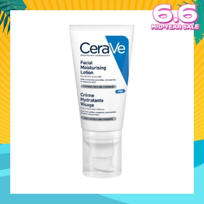 CERAVE PM Facial Moisturizing Lotion (For Normal to Dry Skin) 52ml