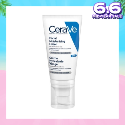 CERAVE PM Facial Moisturizing Lotion (For Normal to Dry Skin) 52ml