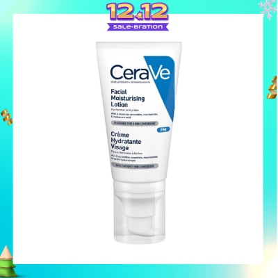 CERAVE PM Facial Moisturizing Lotion (For Normal to Dry Skin) 52ml