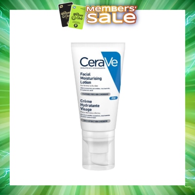 CERAVE - PM Facial Moisturizing Lotion (For Normal to Dry Skin) 52ml