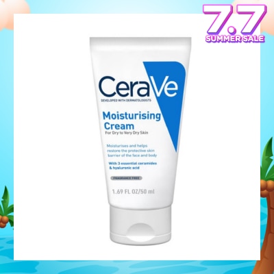 CERAVE Moisturizing Cream (For Dry to Very Dry Skin) 50ml