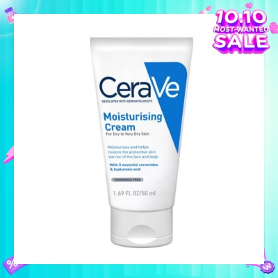 CERAVE Moisturizing Cream (For Dry to Very Dry Skin) 50ml