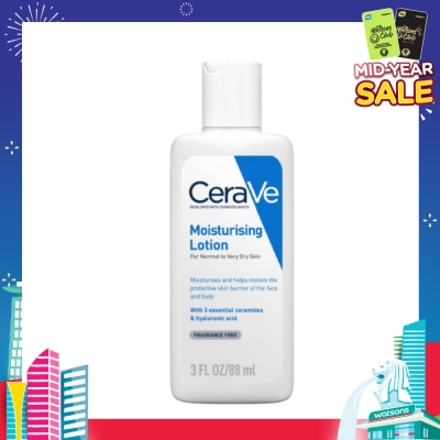 CERAVE Moisturizing Lotion (For Normal to Very Dry Skin) 88ml
