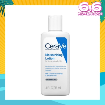 CERAVE Moisturizing Lotion (For Normal to Very Dry Skin) 88ml