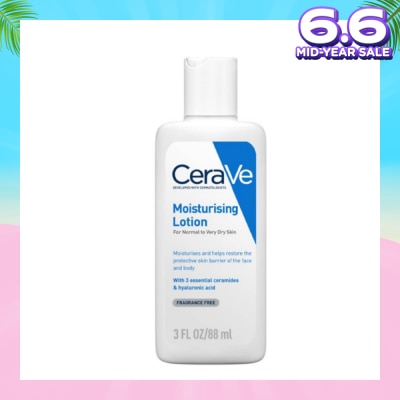 CERAVE Moisturizing Lotion (For Normal to Very Dry Skin) 88ml