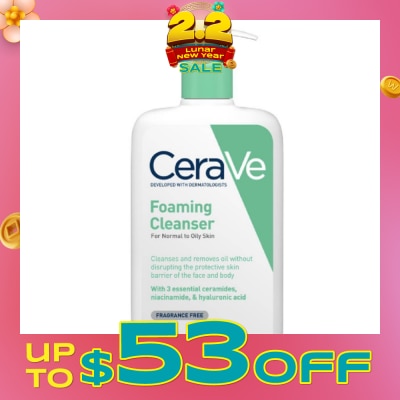 CERAVE Foaming Cleanser (For Normal to Oily Skin) 473ml