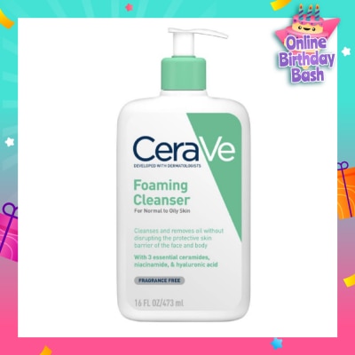 CERAVE Foaming Cleanser (For Normal to Oily Skin) 473ml
