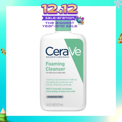 CERAVE Foaming Cleanser (For Normal to Oily Skin) 473ml