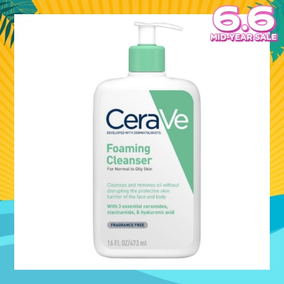 CERAVE Foaming Cleanser (For Normal to Oily Skin) 473ml