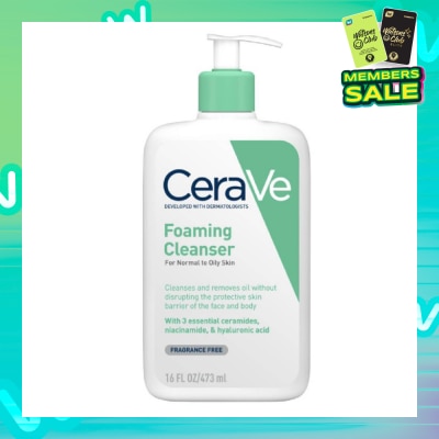 CERAVE Foaming Cleanser (For Normal to Oily Skin) 473ml