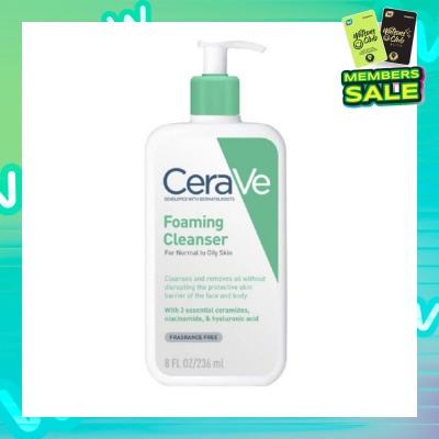 CERAVE Foaming Cleanser (For Normal to Oily Skin) 236ml