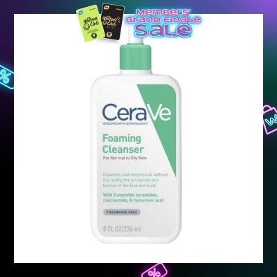 CERAVE Foaming Cleanser (For Normal to Oily Skin) 236ml
