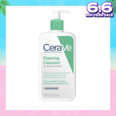 CERAVE Foaming Cleanser (For Normal to Oily Skin) 236ml