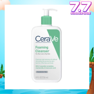 CERAVE Foaming Cleanser (For Normal to Oily Skin) 236ml