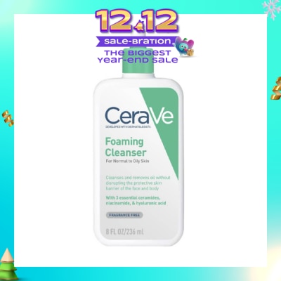CERAVE Foaming Cleanser (For Normal to Oily Skin) 236ml