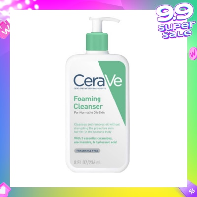 CERAVE Foaming Cleanser (For Normal to Oily Skin) 236ml