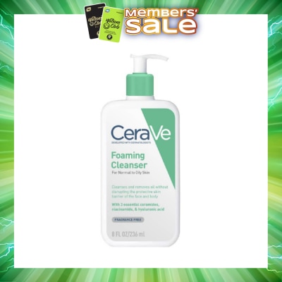 CERAVE - Foaming Cleanser (For Normal to Oily Skin) 236ml