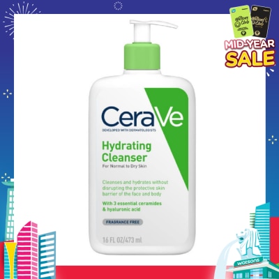 CERAVE Hydrating Cleanser (For Normal to Dry Skin) 473ml