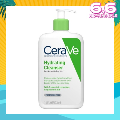 CERAVE Hydrating Cleanser (For Normal to Dry Skin) 473ml