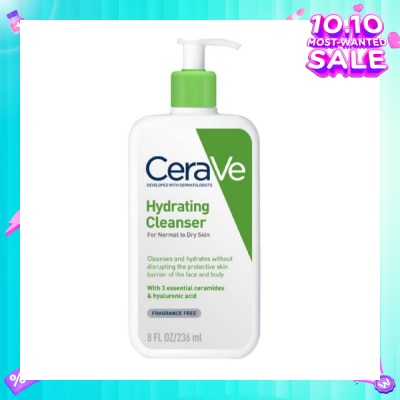 CERAVE Hydrating Cleanser (For Normal to Oily Skin) 236ml