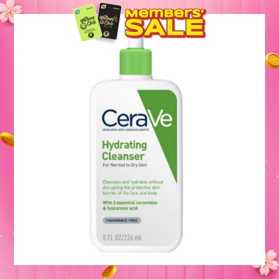CERAVE Hydrating Cleanser (For Normal to Oily Skin) 236ml
