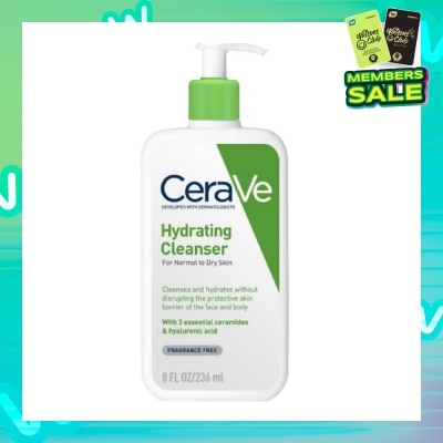 CERAVE Hydrating Cleanser (For Normal to Oily Skin) 236ml