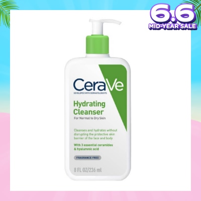 CERAVE Hydrating Cleanser (For Normal to Oily Skin) 236ml