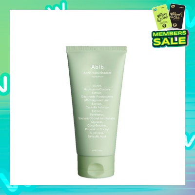 ABIB Acne Acne Foam Cleanser Heartleaf Foam (Helps Improve Troubled Skin And Calms Down Sensitive Skin) 130ml