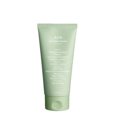 ABIB Acne Acne Foam Cleanser Heartleaf Foam (Helps Improve Troubled Skin And Calms Down Sensitive Skin) 130ml