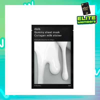 ABIB Gummy Sheet Mask Collagen Milk Sticker (Provides Deep Hydration And Nourishment To Skin) 30ml