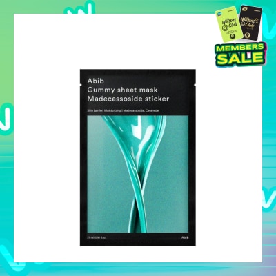 ABIB Gummy Sheet Mask Madecassoside Sticker (Gives Immediate Cooling Effect And Instant Hydration) 30ml