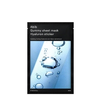 ABIB Gummy Sheet Mask Hyaluron Sticker (Promotes Deep Hydration And Enhances Skin Elasticity) 27ml