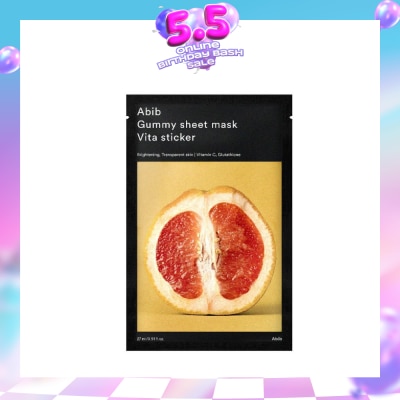 ABIB - Gummy Sheet Mask Vita Sticker (Moisturizes Skin And Enhances Skin Elasticity) 30ml