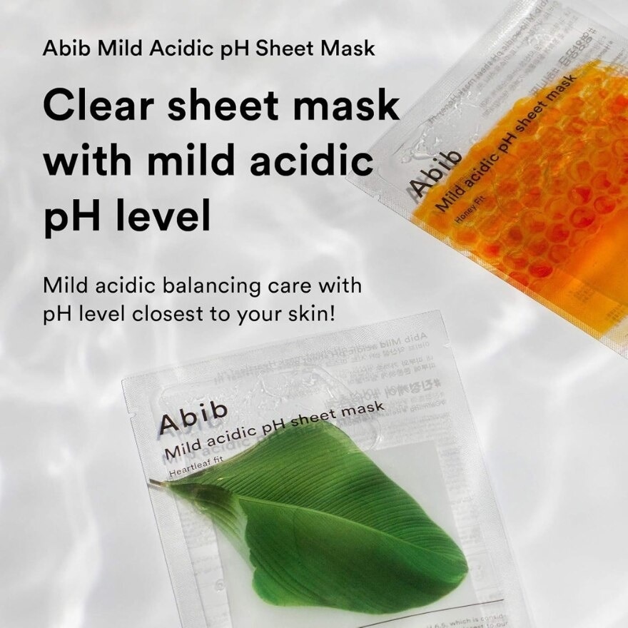 Mild Acidic Ph Sheet Mask Heartleaf Fit (Tighten The Skin And Improve Skin Elasticity) 30ml