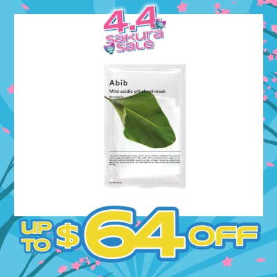 ABIB - Mild Acidic Ph Sheet Mask Heartleaf Fit (Tighten The Skin And Improve Skin Elasticity) 30ml