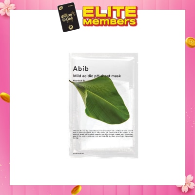 ABIB Mild Acidic Ph Sheet Mask Heartleaf Fit (Tighten The Skin And Improve Skin Elasticity) 30ml