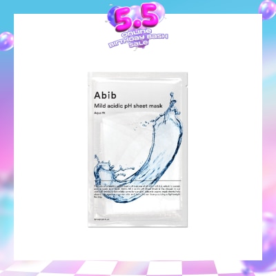 ABIB - Mild Acidic Ph Sheet Mask Aqua Fit (Tighten The Skin And Improve Skin Elasticity) 30ml