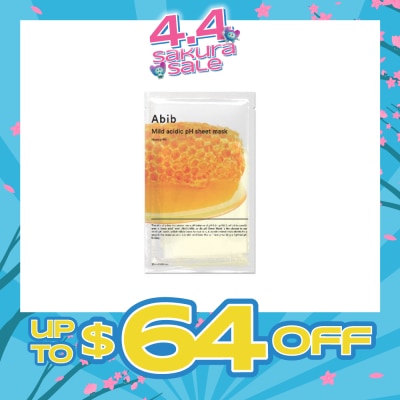 ABIB - Mild Acidic Ph Sheet Mask Honey Fit (Tightens And Improve Elasticity Of The Skin) 30ml