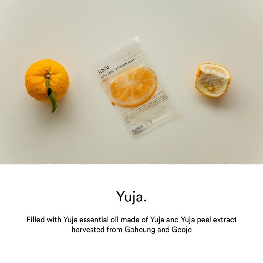 Mild Acidic Ph Sheet Mask Yuja Fit (Brightens Up Dark And Tired Skin) 30ml