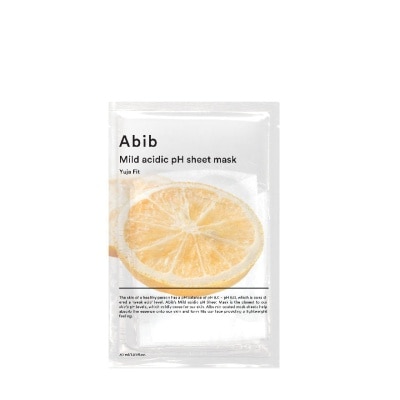 ABIB Mild Acidic Ph Sheet Mask Yuja Fit (Brightens Up Dark And Tired Skin) 30ml