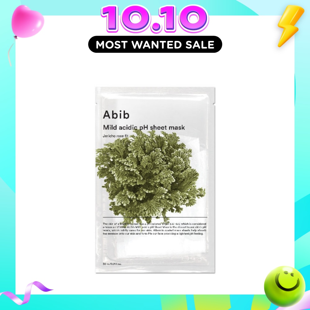 Mild Acidic Ph Sheet Mask Jericho Rose Fit (Deeply Nourishes And Keeps Skin Moisturized) 30ml image