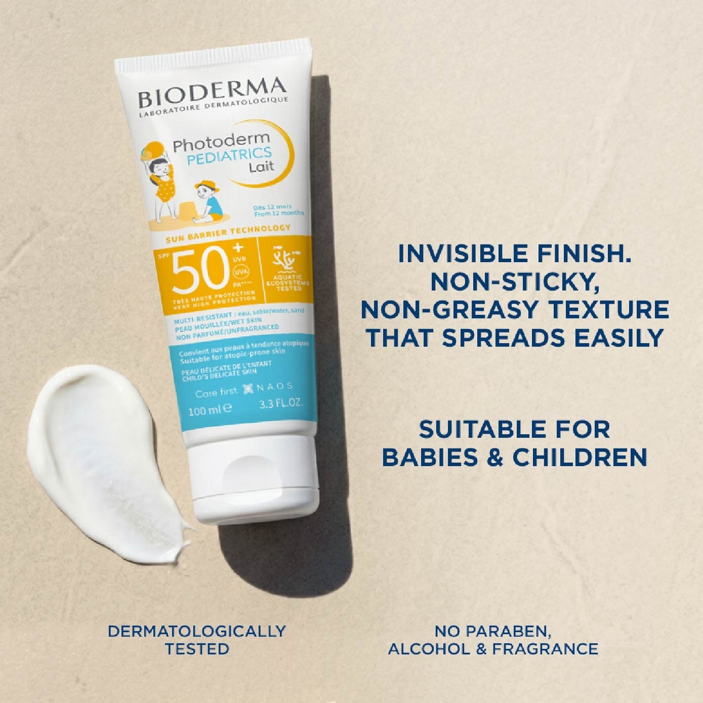 Photoderm Pediatrics Lait Spf50+ (Broad Spectrum Uv Suncare Protection For Babies And Children) 100ml image