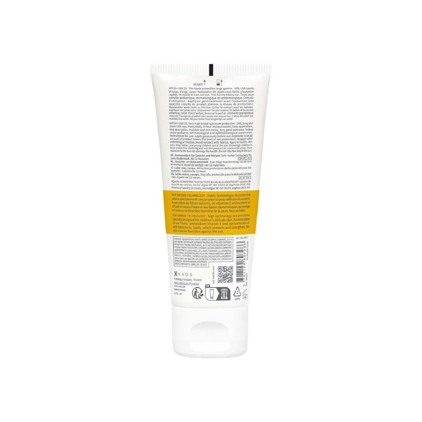 Photoderm Pediatrics Lait Spf50+ (Broad Spectrum Uv Suncare Protection For Babies And Children) 100ml image