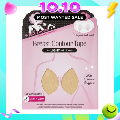 HOLLYWOOD FASHION SECRETS Breast Contour Tape (Light) 3s image