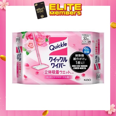 KAO Quickle Wiper 3D Rose Scent 32s